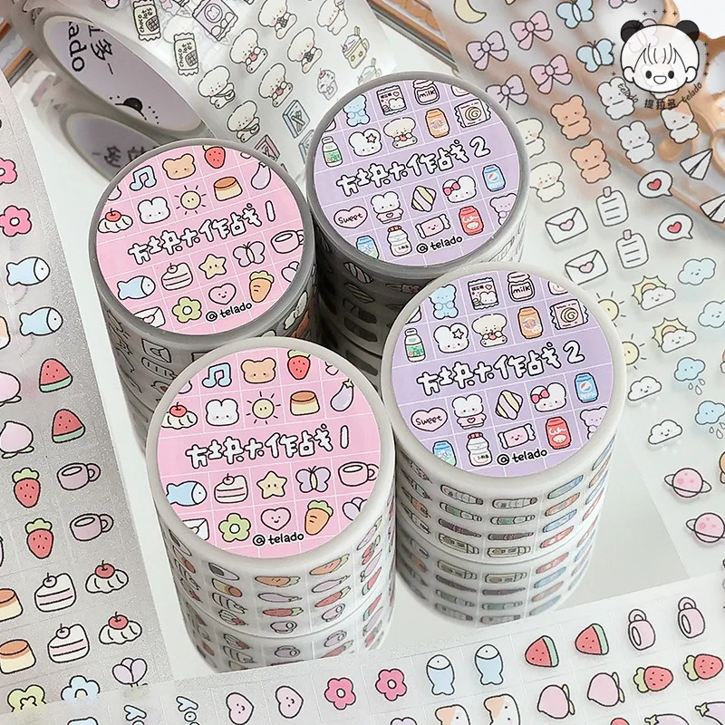3M Graffiti Hand Tent PET Waterproof Kawaii Tape Colorful Letter Symbols Cute Cartoon Creative Decorative Stickers Material Adhesive Tape Adhesive Tapes Decorative Tape Decoration Tape Decoration Stickers