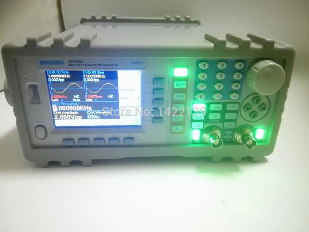 ATF20B+ Dual Channel DDS Function Signal Generator | 20MHz 100MSa/s Arbitrary Waveform Generator detail image 4