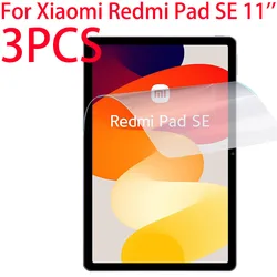 Triple Pack PET Soft Film Screen Protector for 11-Inch Tablets, 2023 Edition (3PCS Redmi Pad SE)