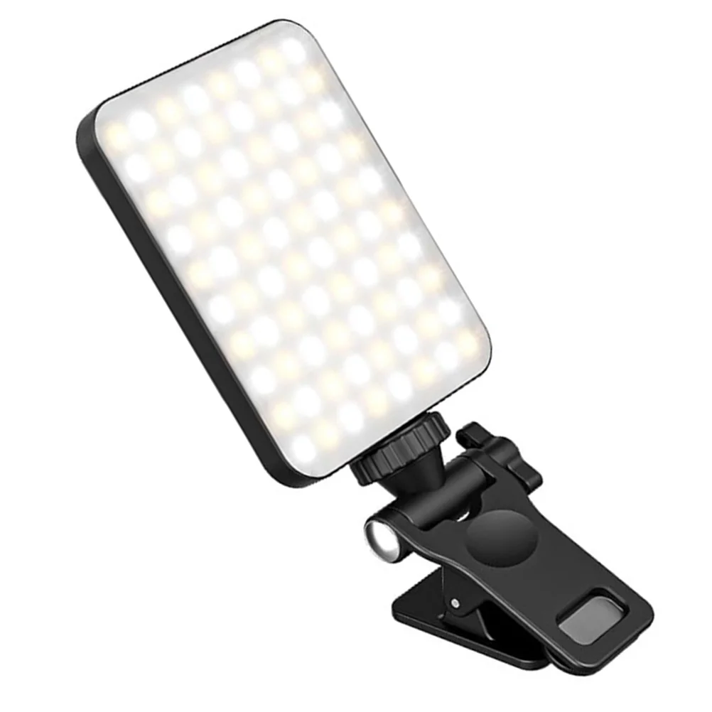 

LED Video Light Selfie Light Clip on Selfie Light Portable Light Adjustable Light for Live Streaming