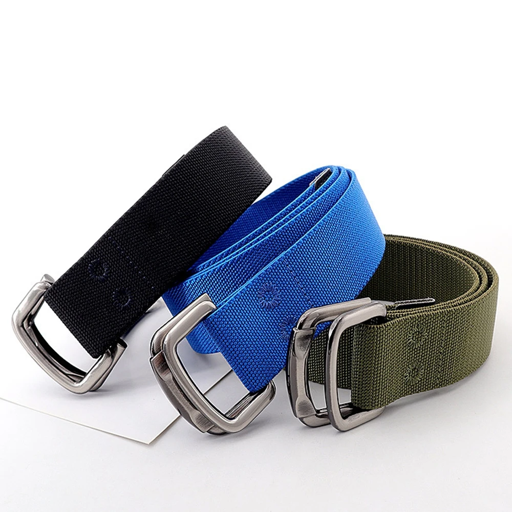 Doppelte Ringschnalle, elastische Gürtel für Damen, Gürtel für Herren, verstellbare Legierung, Stretch, lässiger Gürtel, Jeans-Designer-Gürtel, modische Gürtel gürtel jeans gürtel herren gürtel damen belt ремень gürtel – Detail 7