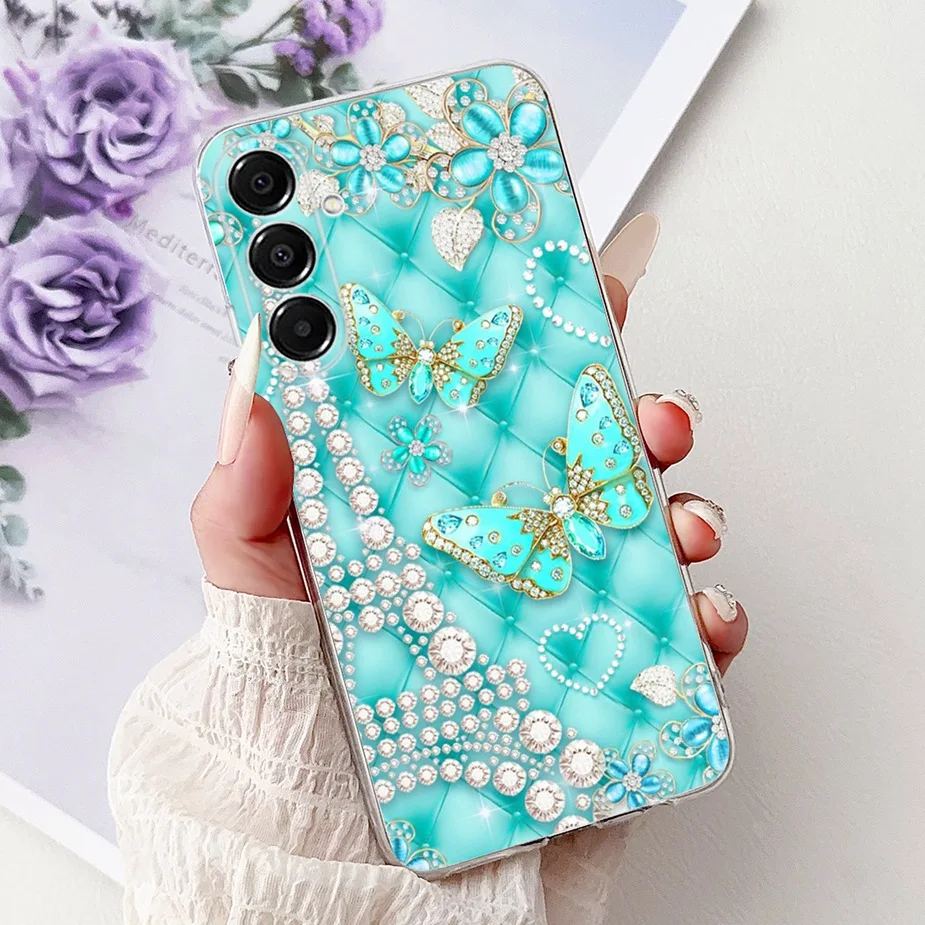 Cute Cat Painted Soft Silicone Phone Case Cover - 6.7