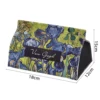 Leather Tissue Holder Oil Painting Tissue Box Bedroom Kitchen Storage Box Napkin Holder For Home Office Desk Decoration 6