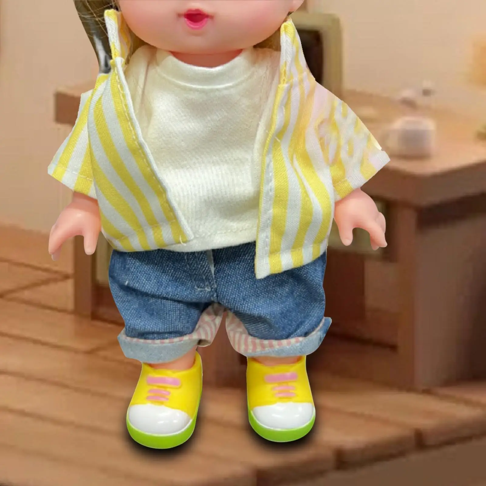 

Миниатюрная обувь, кукольная обувь, резиновая обувь, повседневная обувь для скейтбординга, модные кроссовки для кукол размером 9,8-11 дюймов