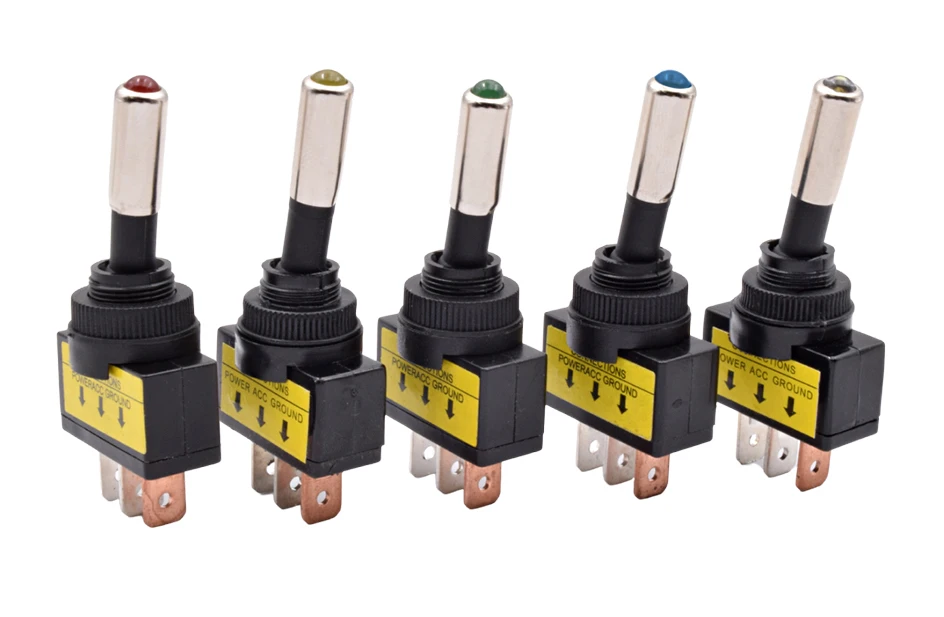 Auto Iluminado LED Interruptor de Alternância para