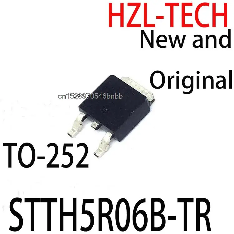 

5PCS New and Original STTH5R06B 5R06B TO-252 STTH5R06B-TR