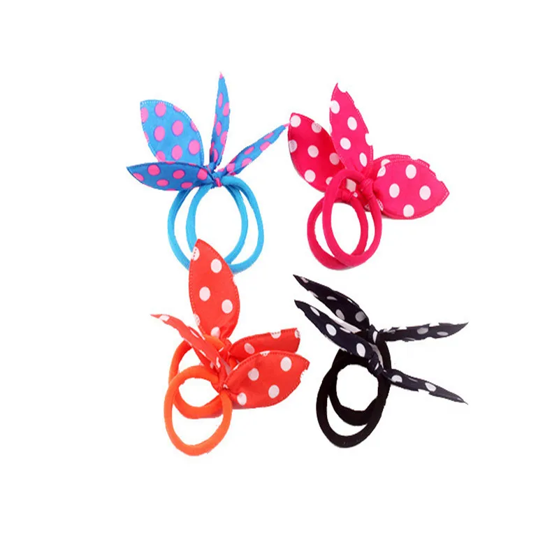 Styling Tools Accessories Cute Floral Polka Dot Rabbit Ears with Candy  Towel Loops Hair Accessories Hair Clip Pince Cheveux - AliExpress