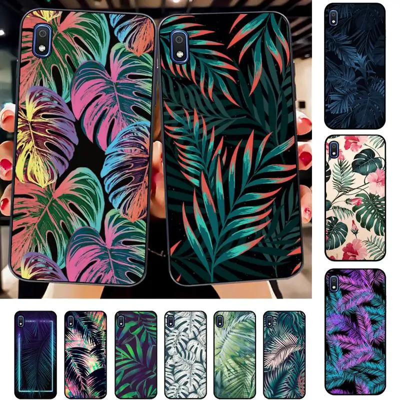 Custodia Per Telefono Con Foglie Di Palma Per Samsung A51 01 50 71 21S 70 31 40 30 10 20 S E 11 91 A7 A8 2018