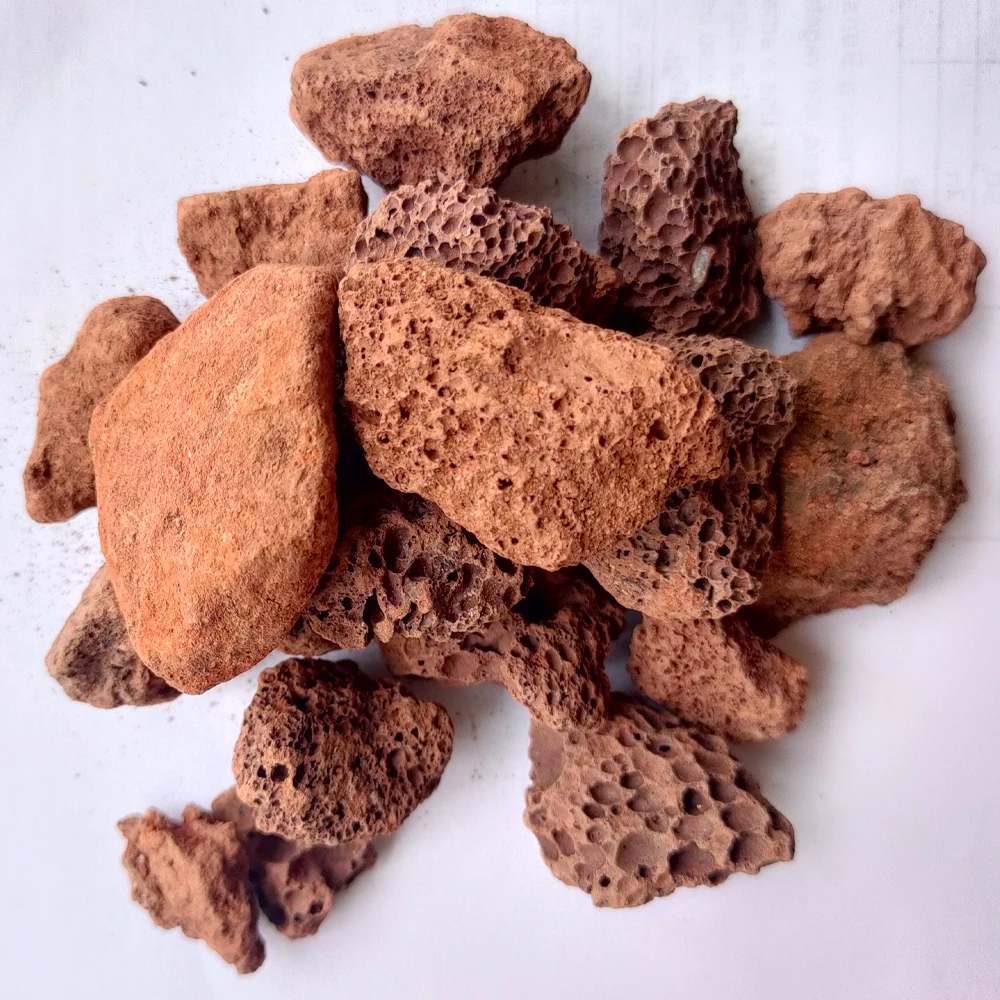 Volcanic Stone Gardening Bonsai Decoration Materials Create Ecological Environment 100g 10~20mm decorative stones