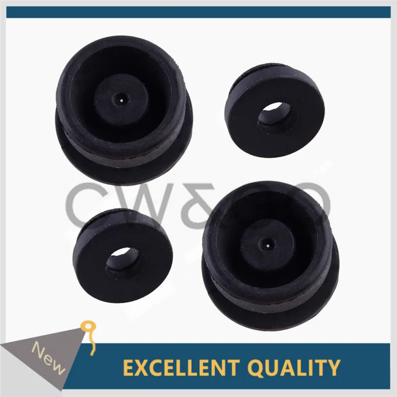 

4Pcs 74173-SJ4-000 74172-SM4-000 Car Radiator Upper Lower Rubber Mount Cushion Bushing fit for Honda CRV Accord Pilot Civic City