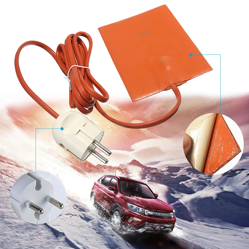 Car Engine Oil Pan Sump Tank Heater Pad 250W Silicone oil heating Pad Engine  Oil Tank Wear Protect With EU US UK Plug 110-220V - AliExpress