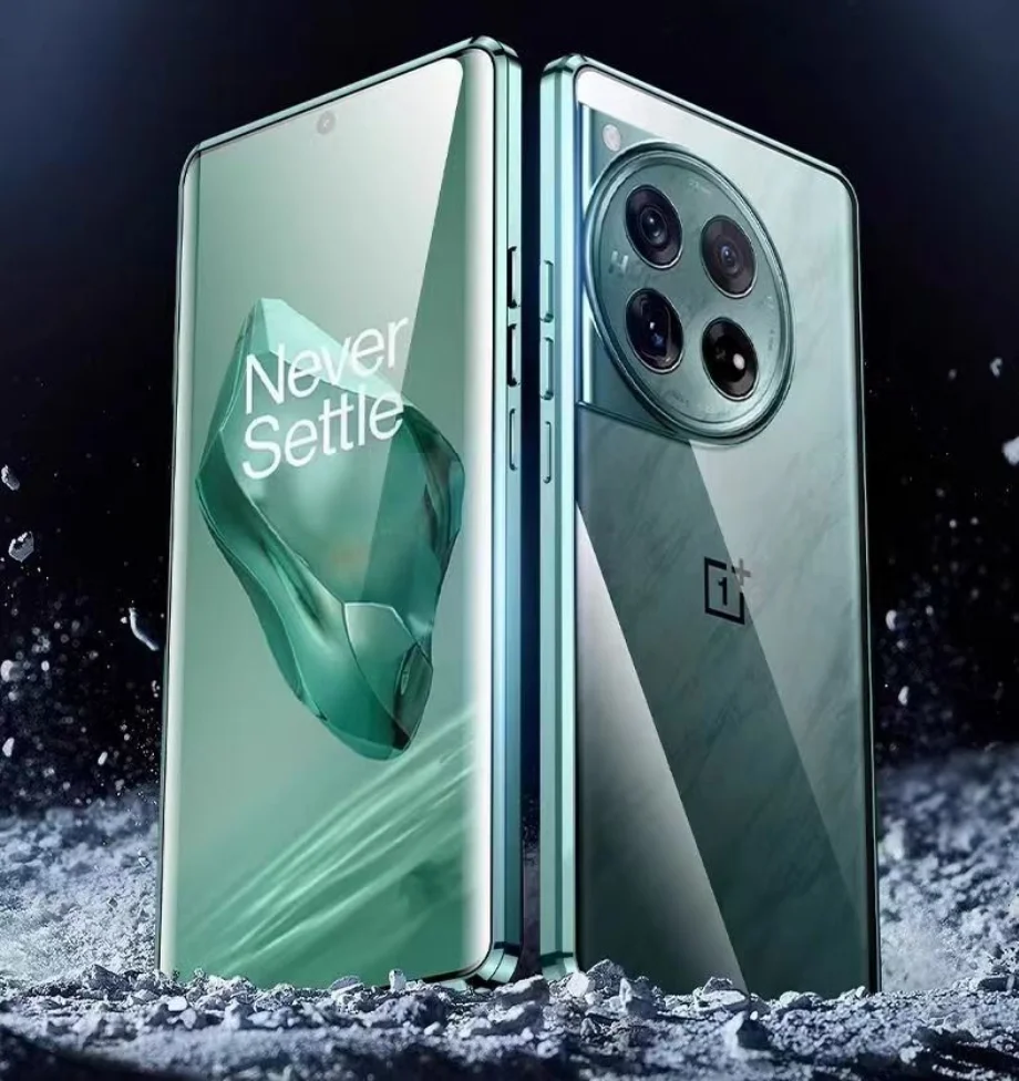 

Для Oneplus 12 металлическая рамка двусторонняя стеклянная Магнитная чехол для телефона для OnePlus 12 крышка объектива камеры