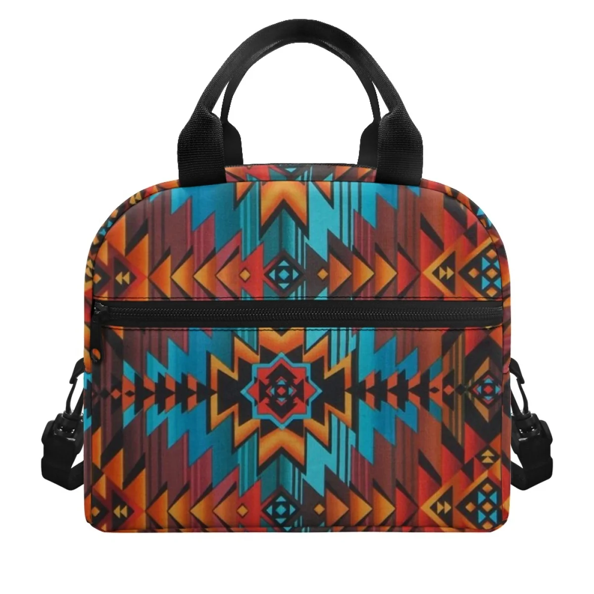 

FORUDESIGNS American Patterns Lunch Bags For Children Southwest Aztec Pattern Portable Fridge Thermal Bag Lightweight Fashion