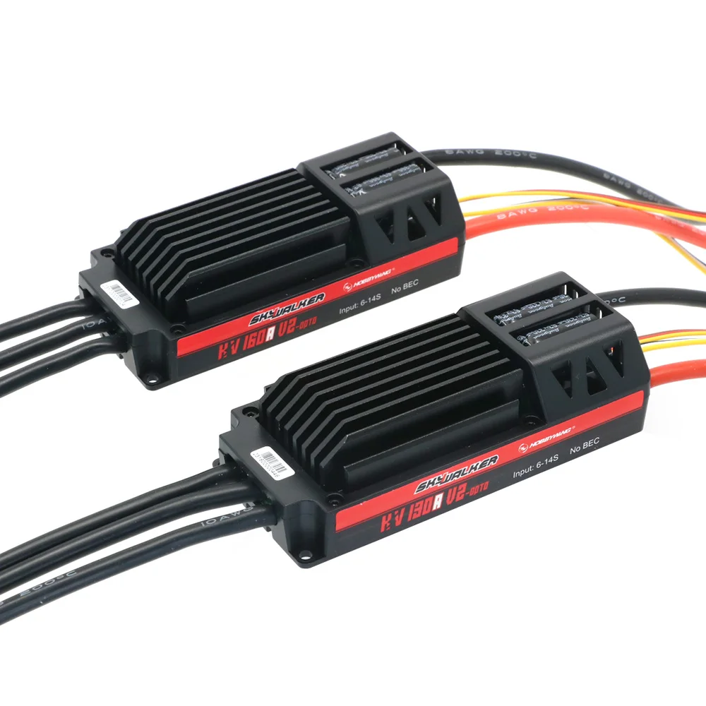 Hobbywing Skywalker 130A/160A HV OPTO V2 ESC 6-14S za RC avione