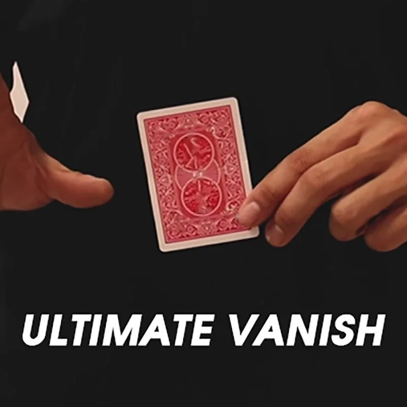 

Ultimate Vanish Magic Tricks Flicked Card Vanishes Visual Poke Magia Magician Close Up Street Illusions Gimmicks Mentalism Props