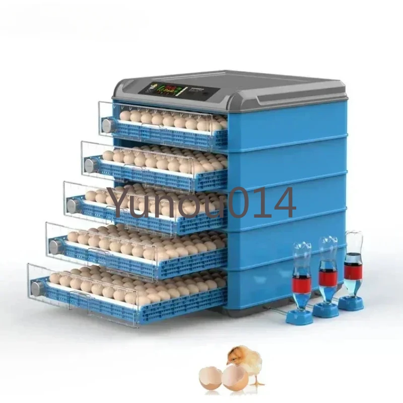 

Fully Automatic Egg Incubator, Dual Power Hatching Machine, Chick Roller, 256-500 Capacity