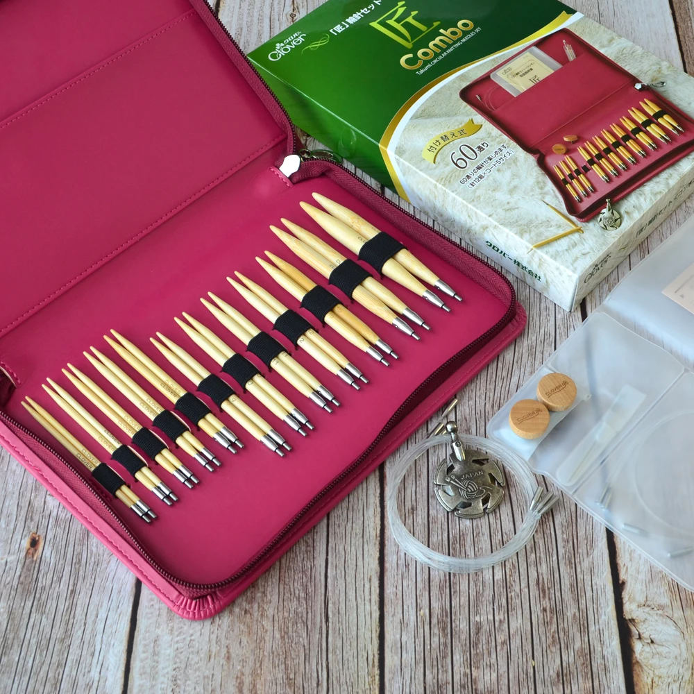 Takumi Bamboo Interchangeable Circular Knitting Needle Set