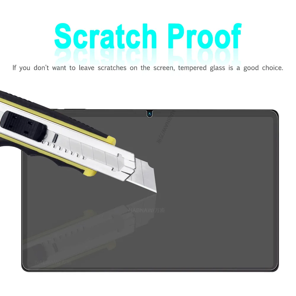 2 Pieces HD Hard Film Scratch Proof Tempered Glass Screen Protector For BMAX MaxPad I10 Pro 10.1-inch Display 6