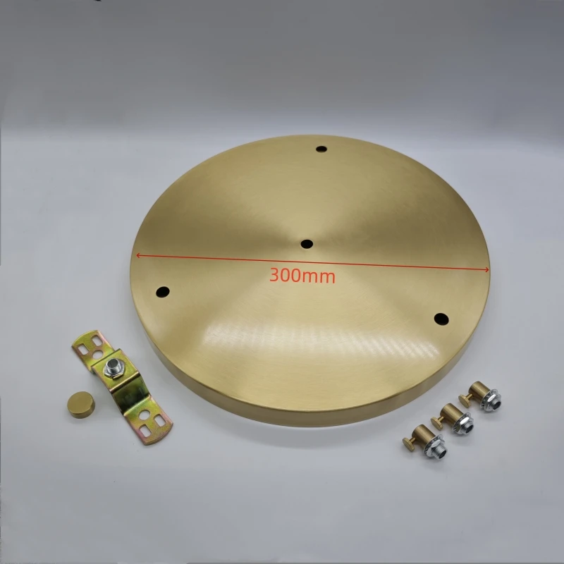 Pendant Light Hook Brass Base circular ceiling plate for lighting accessories