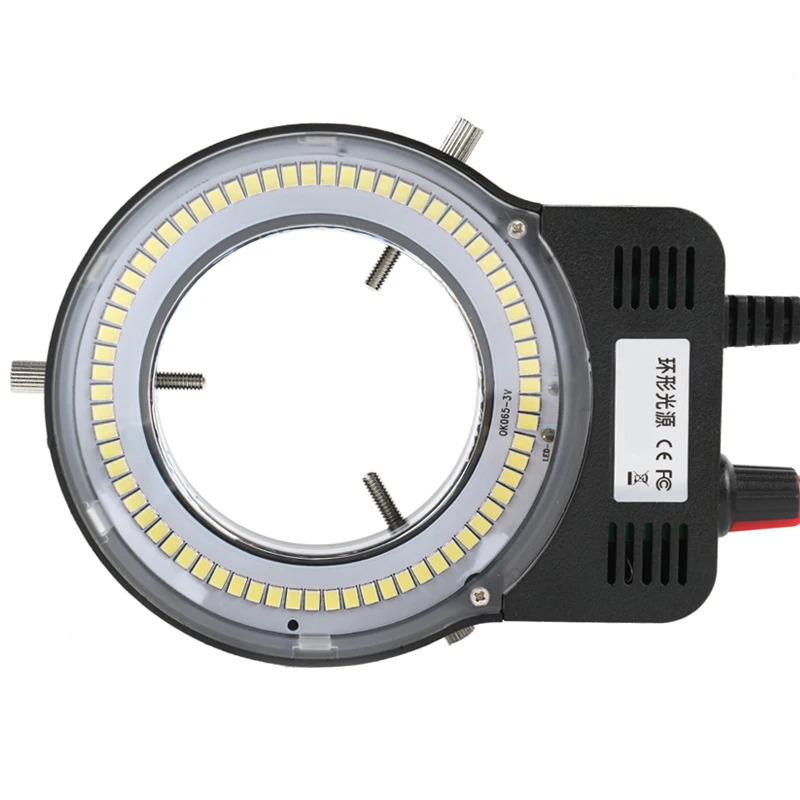 14MP 1080P 산업 비디오 HDMI VGA 현미경 카메라 100X C 마운트 렌즈 48 LED SMD USB 조정 가능한 링 라이트 일루미네이터 램프