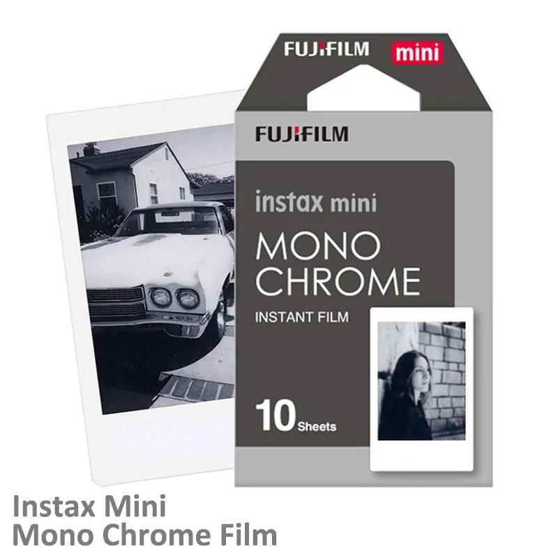 Fujifilm Instax Mini Film 10-30 Sheets Mono Chrome/ Stone Gray/ Contact Sheet For Fujifilm Instant Mini 12 11 8 9 90 Link EVO