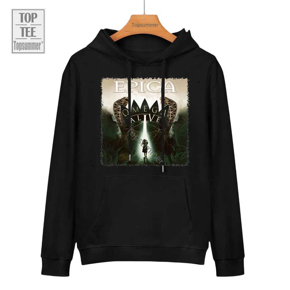 Felpe Con Album Omega Alive Epica Tour Felpa Con Cappuccio Da Uomo Pop Streetwear Plus Size Top