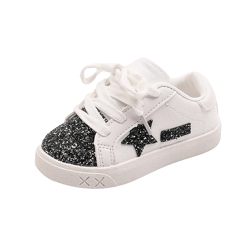 Girls' Shoes 2025 Spring New  Casual Versatile Little Girls  Star sneakers Spring and Autumn Children's Sports Shoes - 5