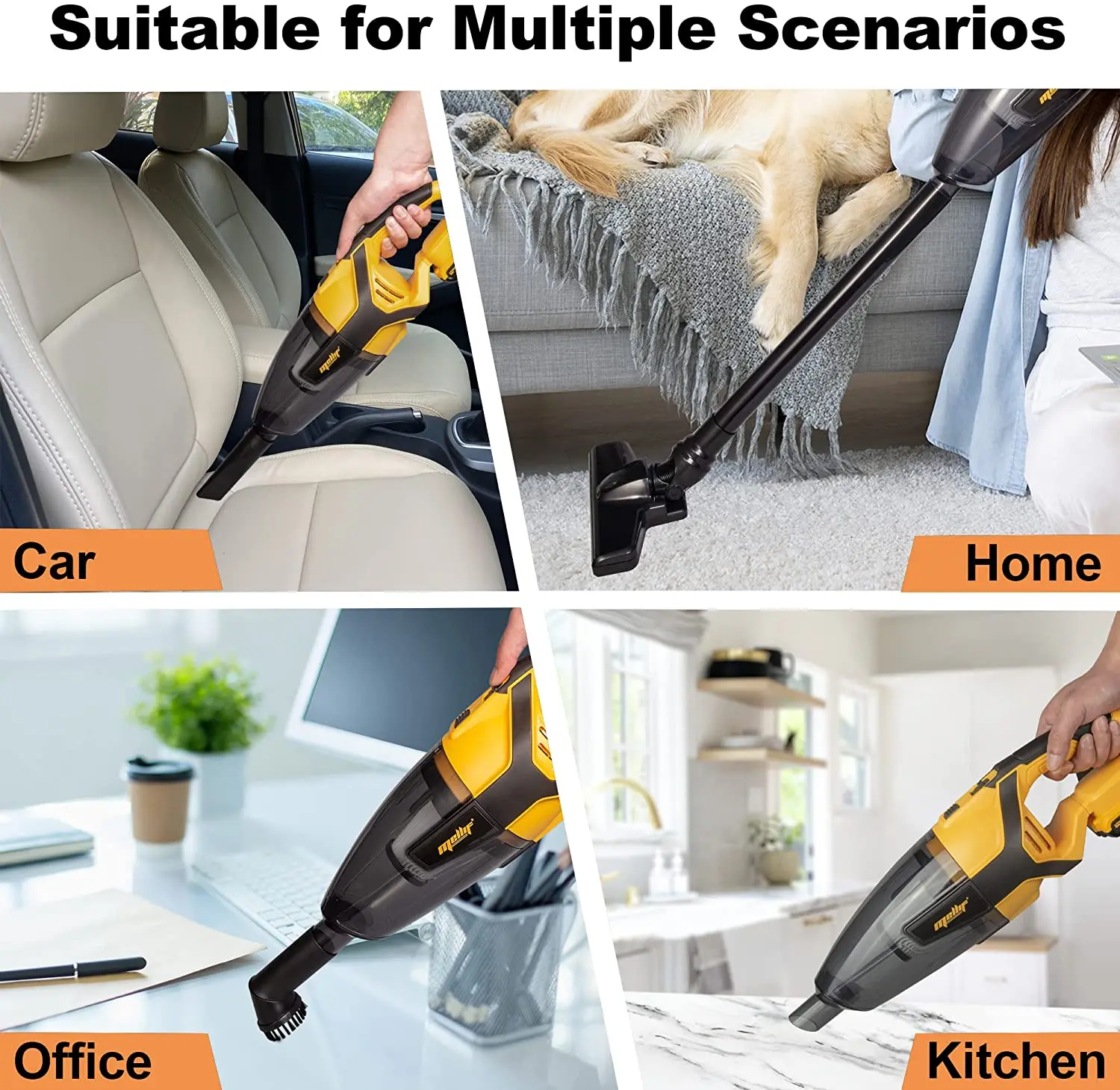 Mellif Cordless Leaf Blower Compatible with DEWALT 20V Max Battery