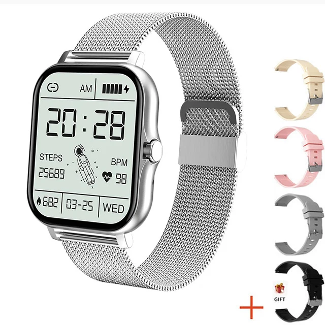 Mesh belt silver
