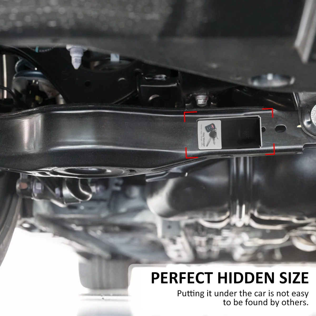 Magnetic Black Key Safe Box Outdoor Anti Rust Storage