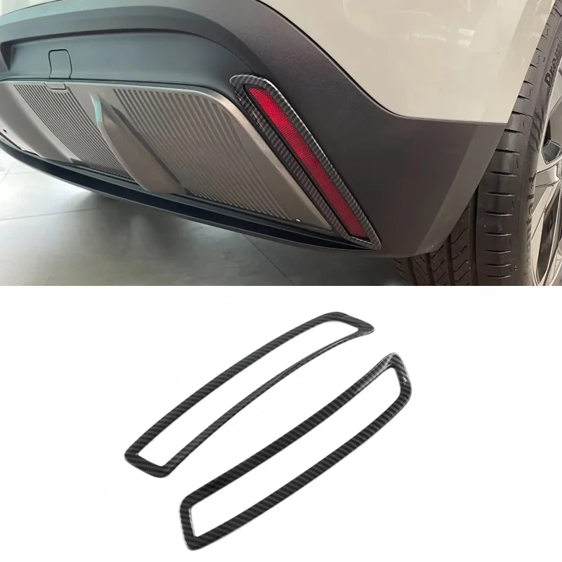 

2pcs For MG4 EV 2023 MG4 MULAN Car Rear fog lamp anti friction strip exterior decoration modification sticker