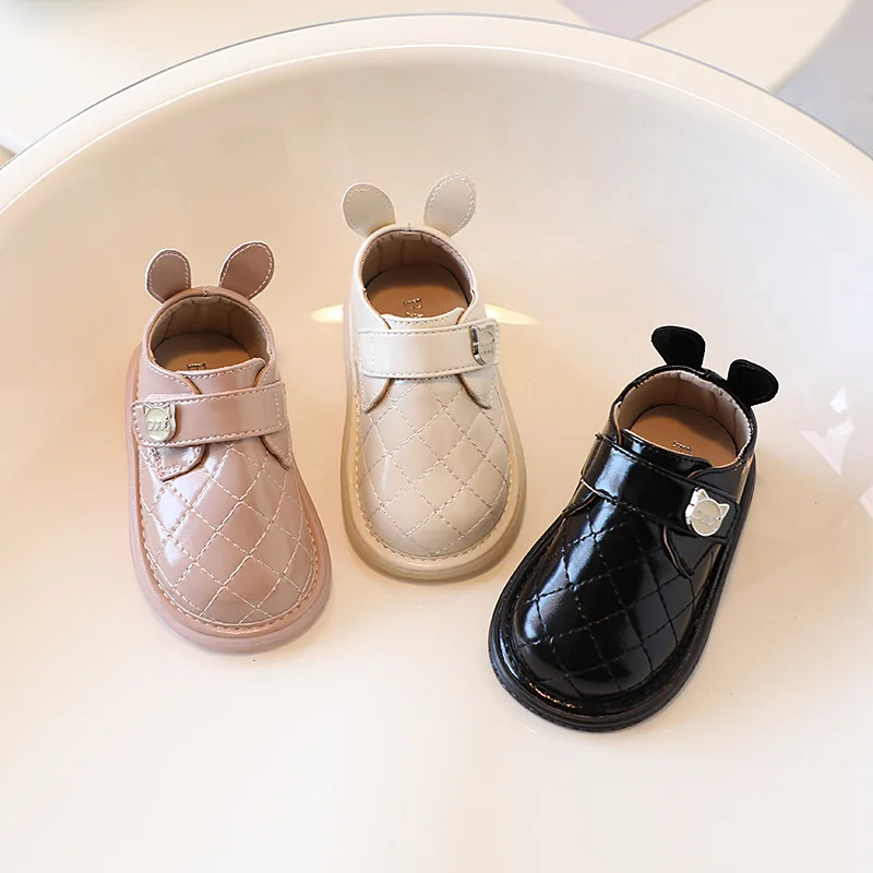 

Spring New Children's Shoes Little Boy Girl Sweet Princess Shoes Korean Version Temperament Simple Single Leather Shoes