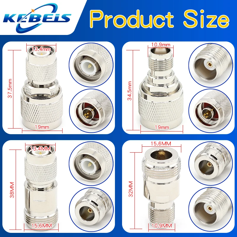 JJCFGRDM 1 Pz Adattatore Connettore N Jack Femmina A RP TNC - Foto 10