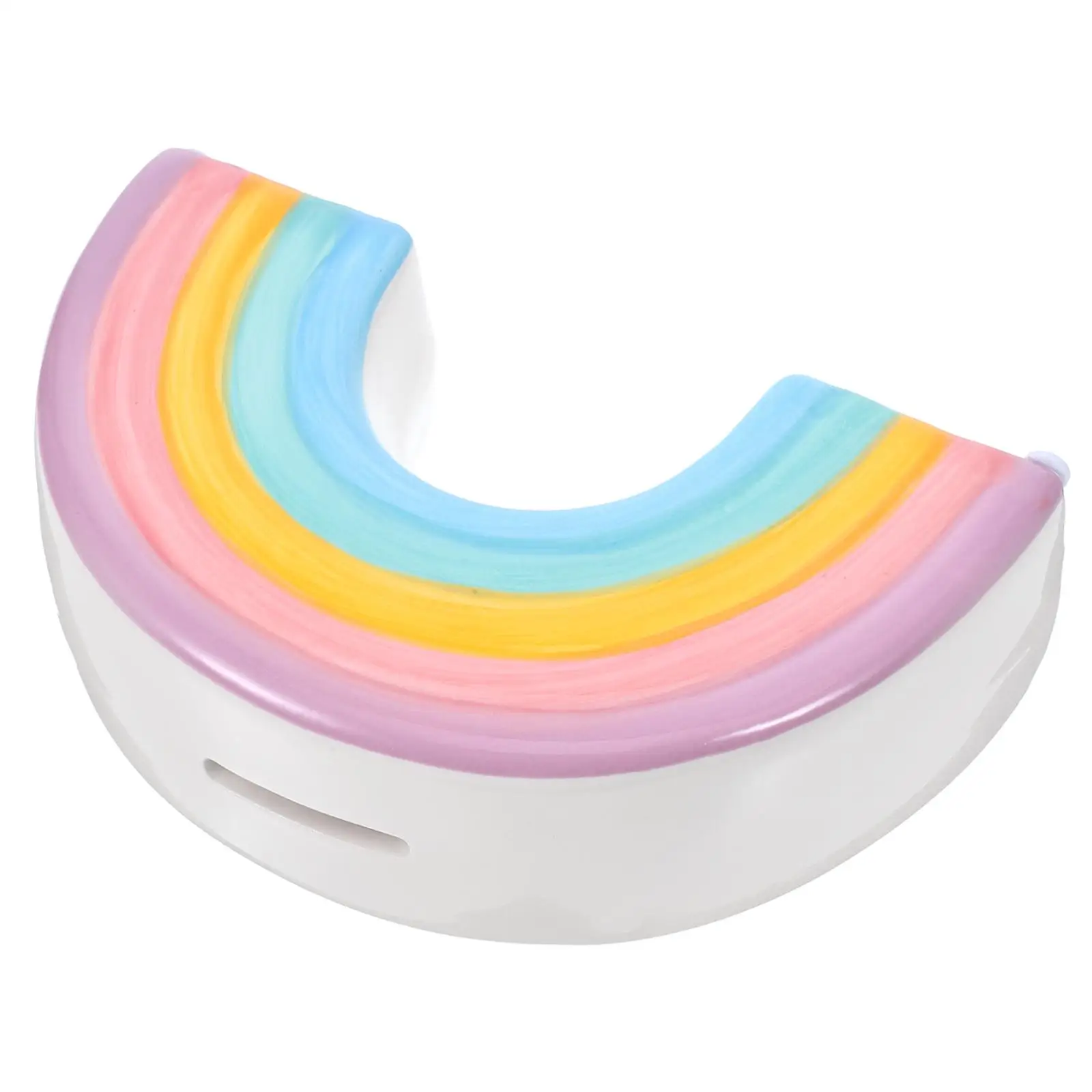 Piggy Bank Decoration Rainbow Girls Toddler Container Kids Money Coin Ceramics Little Child