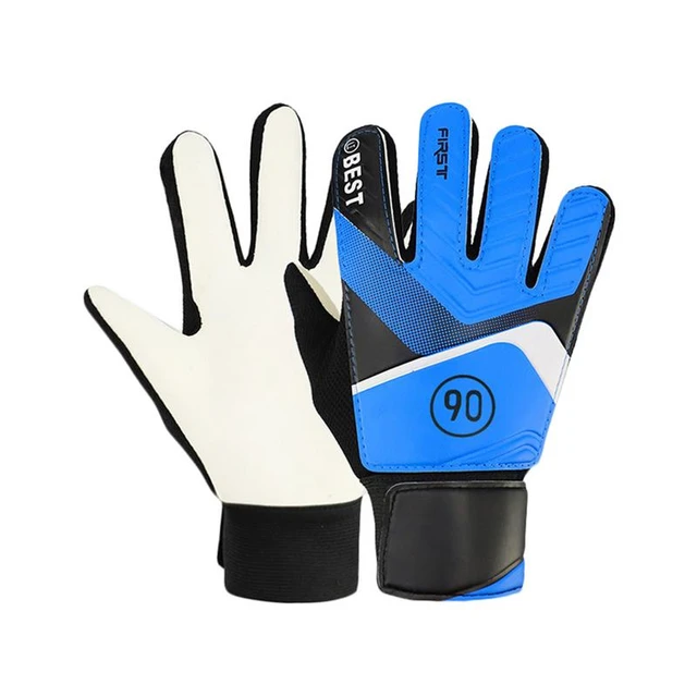 Comprar Guantes de portero de fútbol para niños, guantes de portero con  agarre fuerte en las palmas, transpirables, resistentes a impactos,  suministros deportivos, 1 par