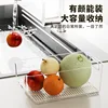 Transparent refrigerator storage box food grade household drawer kitchen storage special drink egg vegetable drain box 3