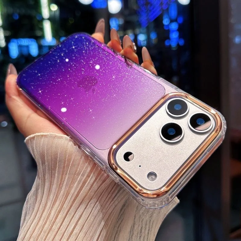 Dreamy Star Sky Gradient Glitter Shockproof Bling Case
