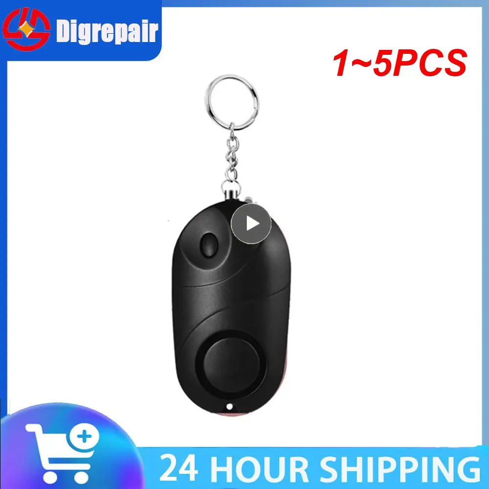 

1~5PCS Self Defense Alarm 130Db Security Alert Personal Safety Scream Loud Keychain Emergency Alarm For Elder Women Kids