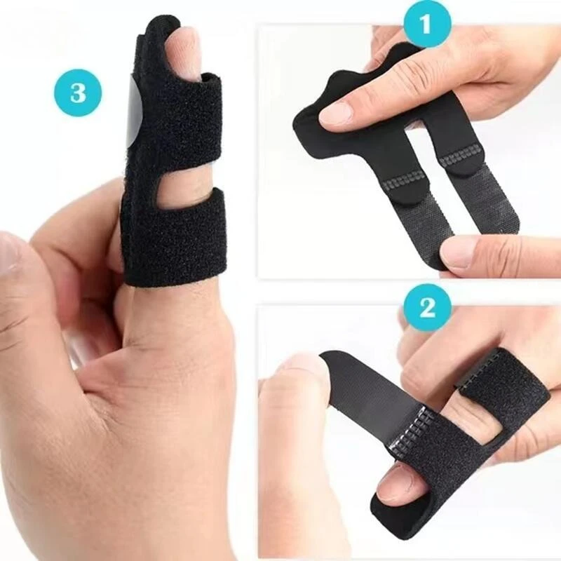 5pcs Finger Gloves Set Sports Protective Gear Finger Fixation For Men&Women For Broken Fingers/Straightening Finger/Knuckle