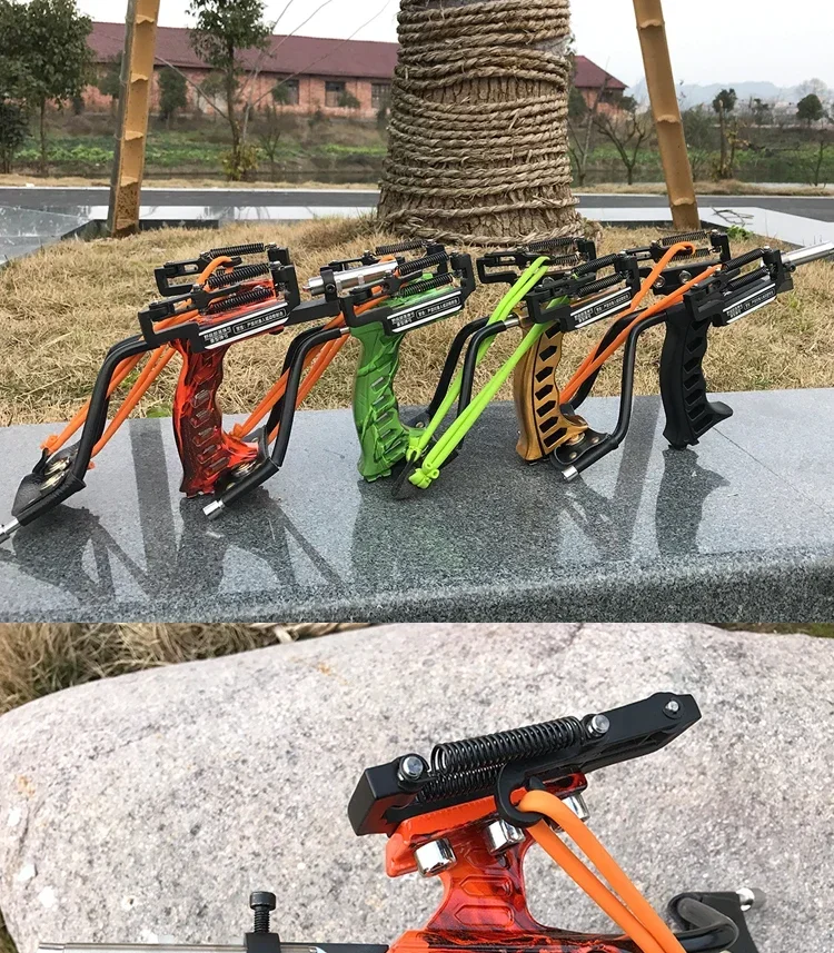 Powerful Laser Slingshot with Arrow Clip, Hunting Catapult, Fishing Slingshot, Crossbow Shooting, Steel Balls