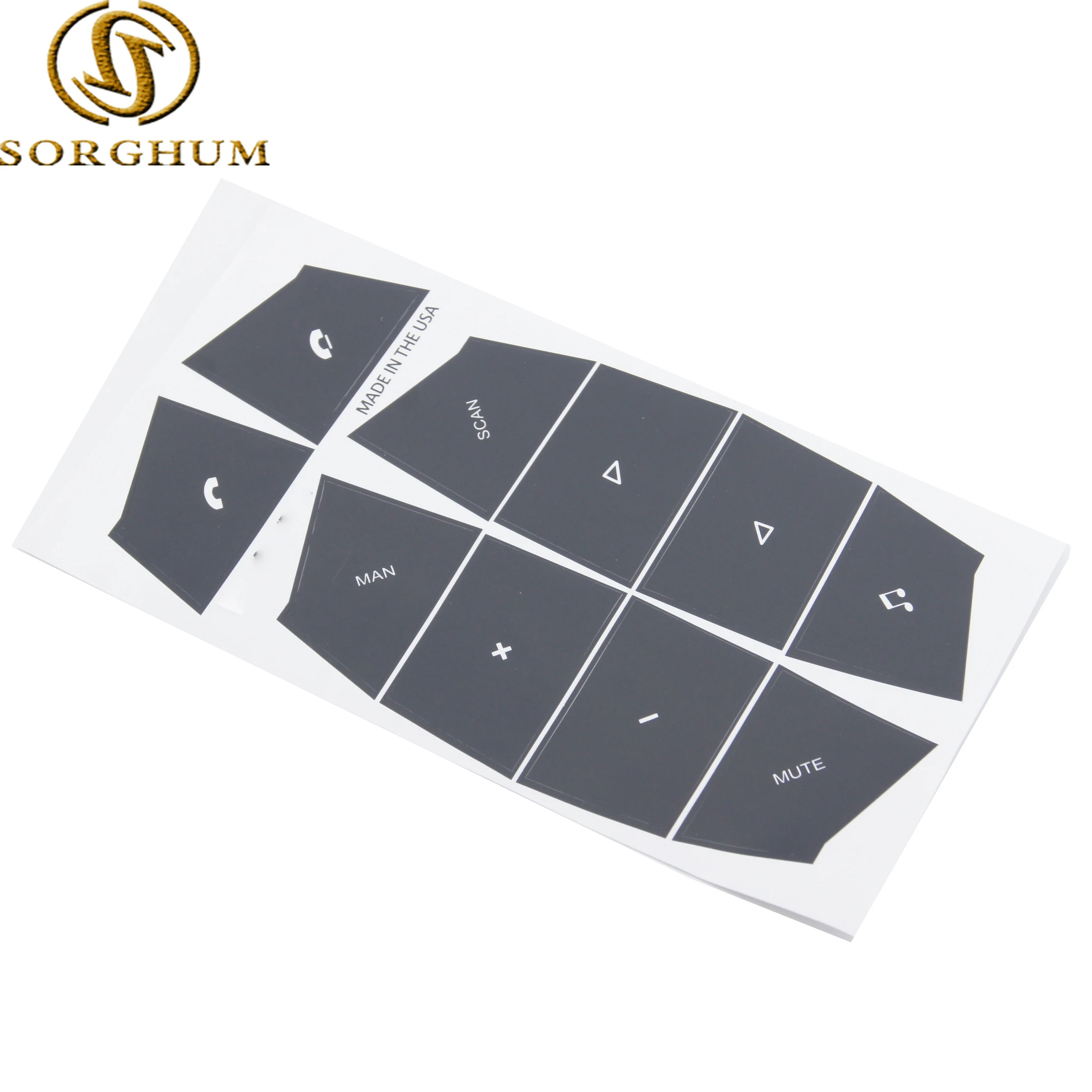 

Multimedia Navigation Radio Button Repair Sticker For Porsche Cayenne