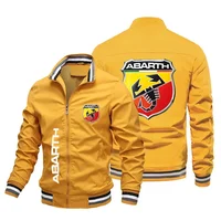 Nouvelle veste de baseball, veste imprimée Abarth Automotive 656, veste de moto pour homme, veste bomber pilote grande taille pour femme, fine 5