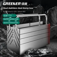 Heavy Duty Stainless Steel Toolbox with 3-Layer Folding and Carrying Handle - Industrial Grade for Home and Car 1