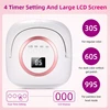 72W Rechargeable UV LED Nail Lamp Professional Lamp for Manicure with 3 Timer Settings  Auto Sensor for Nail Art Tools at Home 2