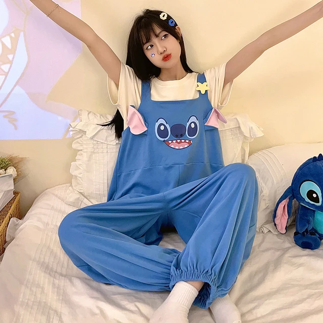 Pijama Mujer Disney Stitch Minnie Mouse Original