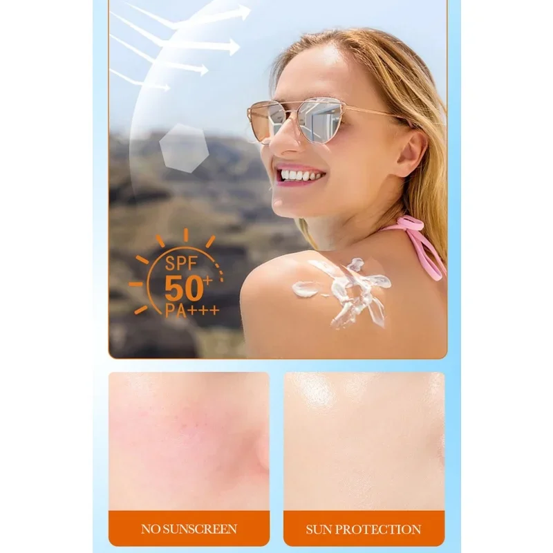 Anti-UV/UVB Repair Isolation Sunscreen Whitening Waterproof Sweatproof SPF50+PA+++ 50g