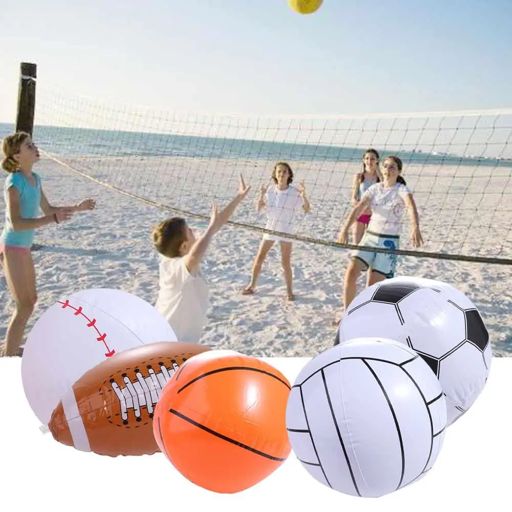 Rugby Inflatable Football Blow Up Beach Ball Inflatable Baseball Sport Balls Pool Toys Inflatable Toy Ball Party Decorations