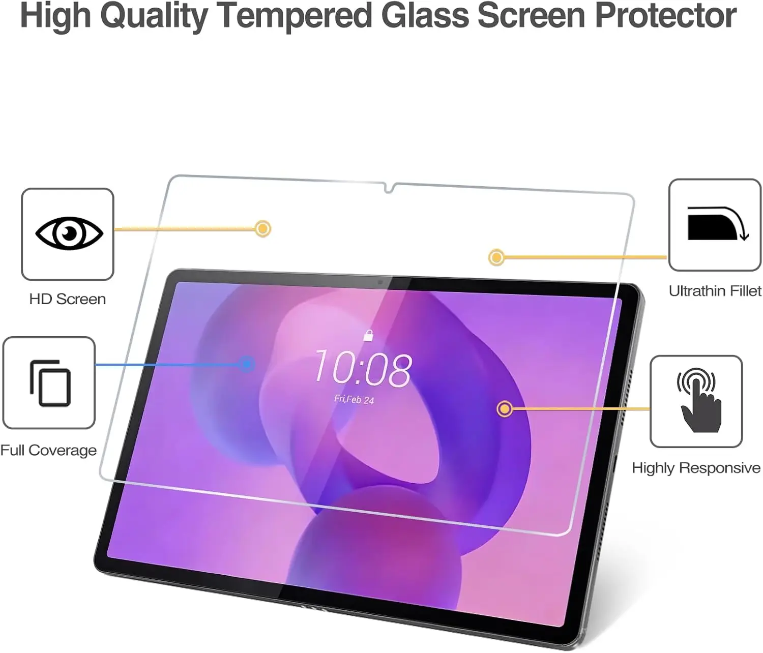 Premium Tempered Glass Screen Protector - Durable Protective Film