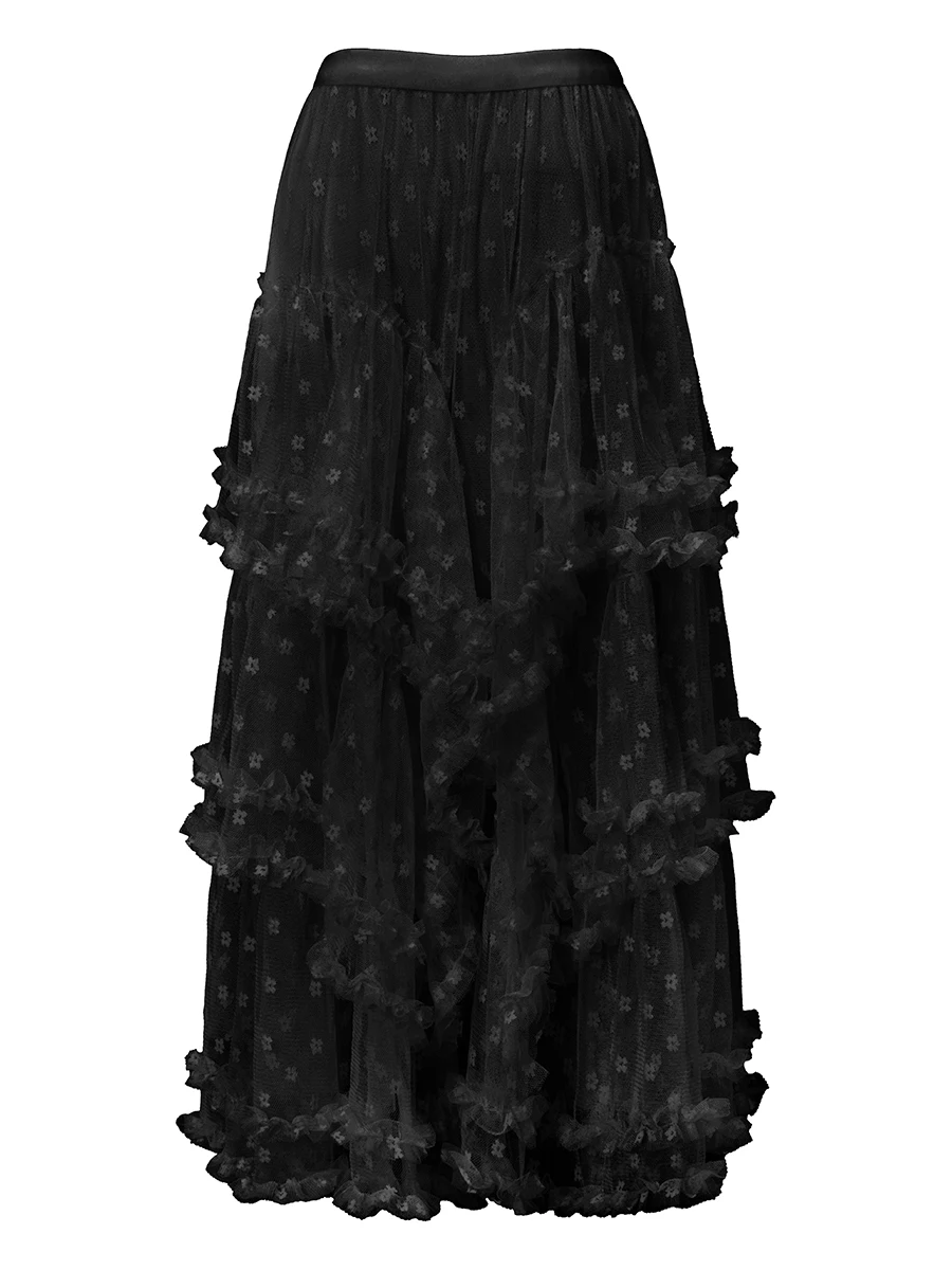 Women s Summer Boho Maxi Skirt with Floral Print and Elastic Waistband for Vacation Picnics and Outdoor Events