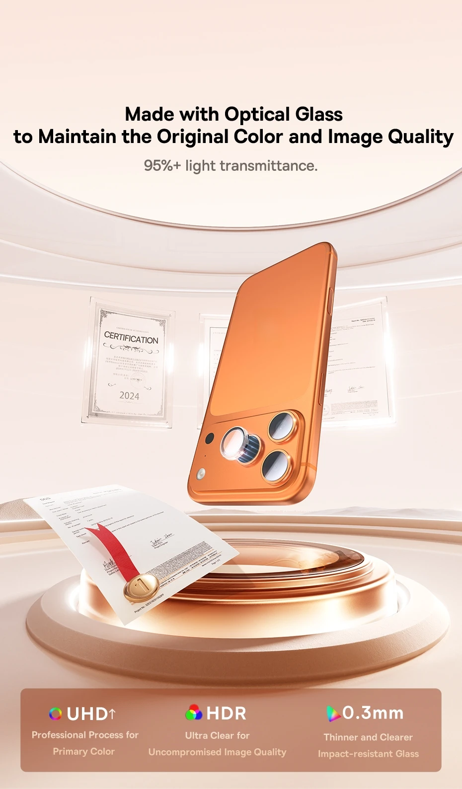 Baseus Corning Lens Screen Protectors for iPhone 17